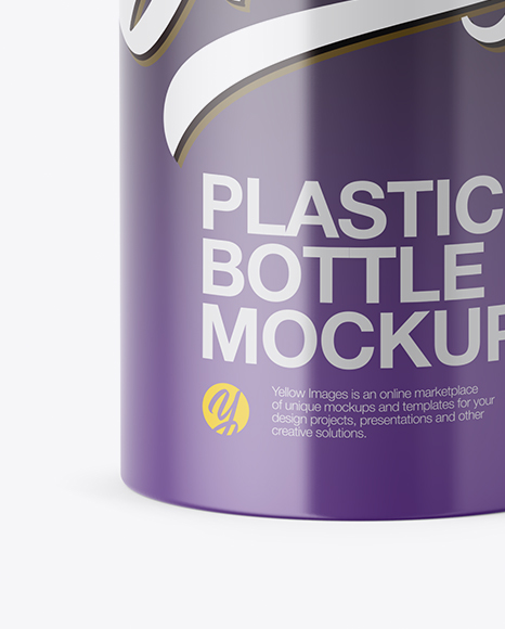 Plastic Bottle Mockup PSD #2