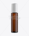 10ml Amber Glass Roller Bottle w/o Cap Mockup