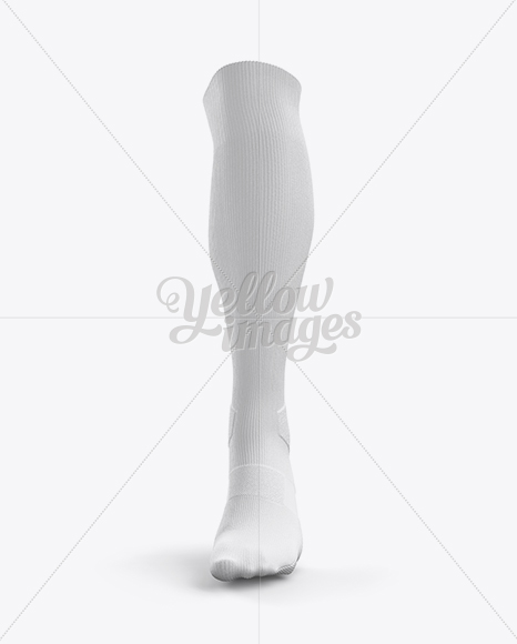 Download Long Socks Mockup in Apparel Mockups on Yellow Images ...