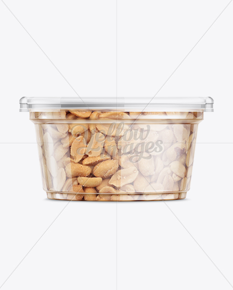 Download 200g Plastic Cup W Peanuts Mockup In Cup Bowl Mockups On Yellow Images Object Mockups PSD Mockup Templates