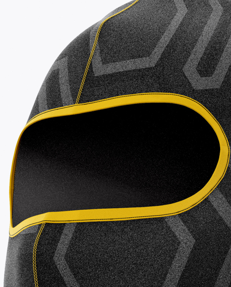 Balaclava Mockup - Half Side View (Hero Shot)