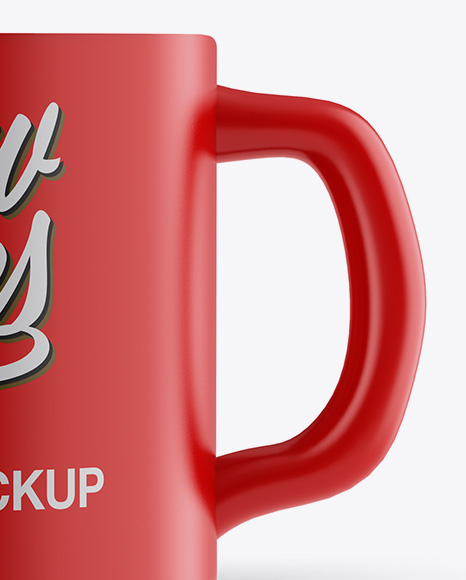 Matte Mug Mockup PSD #1