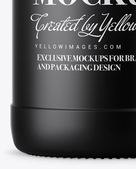 Matte Ceramic Bottle Mockup PSD #1