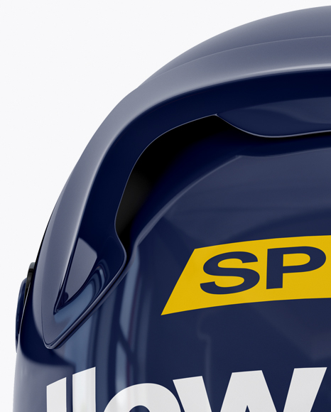 Download F1 Helmet Mockup Back View In Object Mockups On Yellow Images Object Mockups