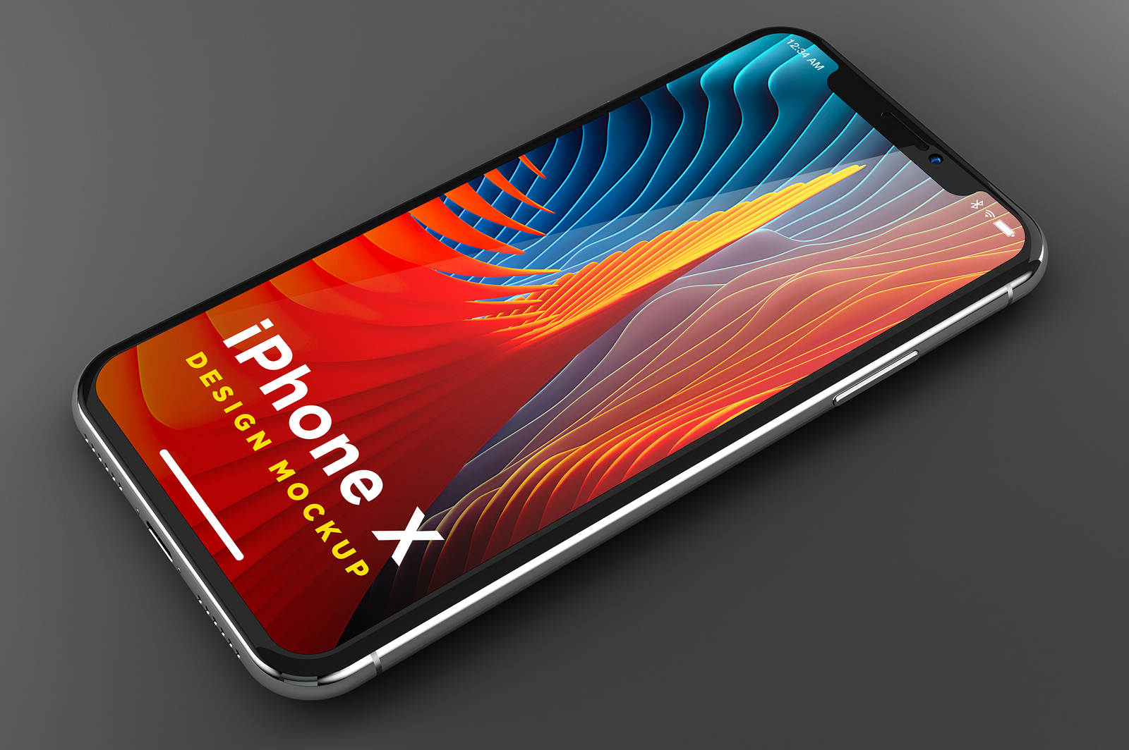 Download Iphone X Design Mockup In Device Mockups On Yellow Images Creative Store Yellowimages Mockups