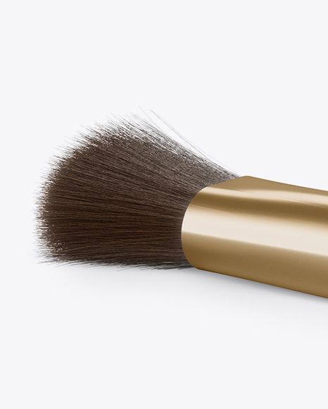 Powder Brush Mockup   Half Side View PSD #2