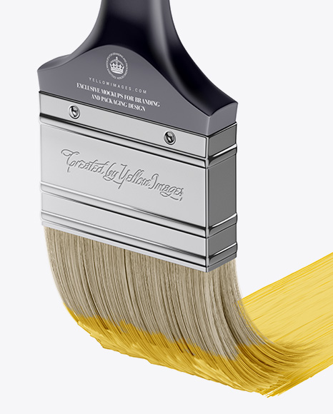 Brush With Matte Grip   Paint Strip Mockup PSD #2