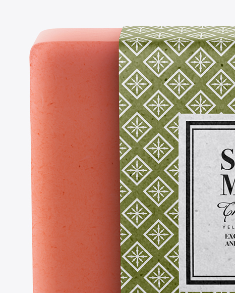 Download Soap Bar Mockup In Packaging Mockups On Yellow Images Object Mockups PSD Mockup Templates