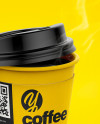 Download Coffee Cup With Sleeve Mockup in Bucket & Pail Mockups on ...