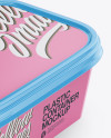 Download Glossy Plastic Container Mockup - Halfside View (High ... Yellowimages Mockups