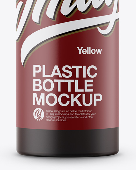 Plastic Bottle Mockup PSD #1