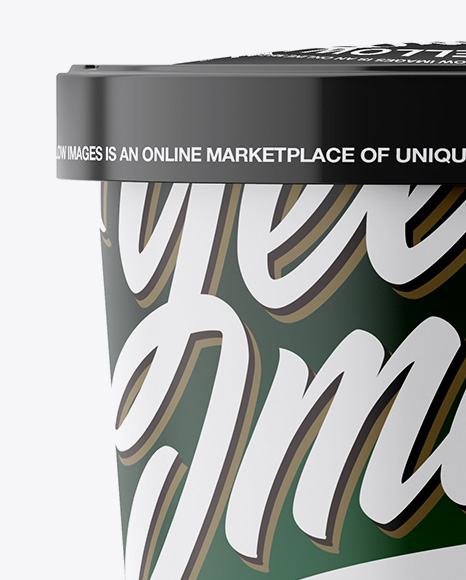 Paper Cup Mockup   Front View PSD #2