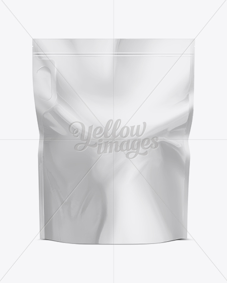 6 5kg Plastic Stand Up Pouch W Zipper Mockup In Pouch Mockups On Yellow Images Object Mockups