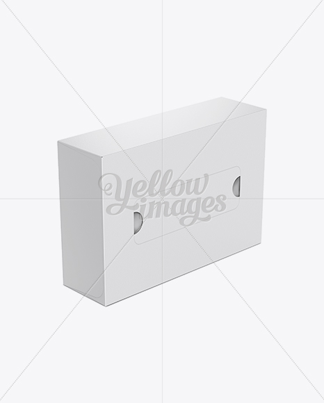 Download Napkin Box Mockup 3 4 View High Angle Shot In Box Mockups On Yellow Images Object Mockups