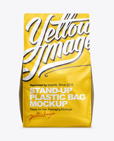 Download 46lb Cat Litter Bag Mock-Up - Front View in Bag & Sack ...