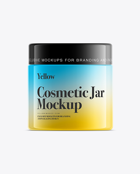 Download 250ml White Plastic Cosmetic Jar Mockup In Jar Mockups On Yellow Images Object Mockups