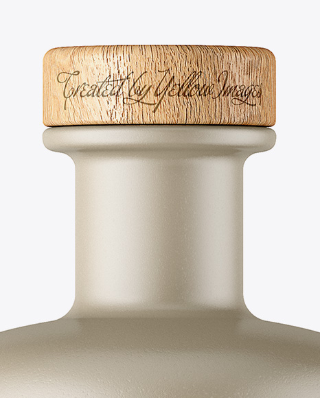 Ceramic Bottle Mockup PSD #1