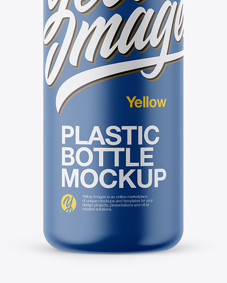 Matte Plastic Bottle W  Pump Mockup PSD #1