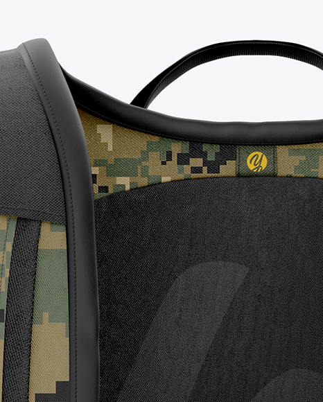 Backpack Mockup - Back View