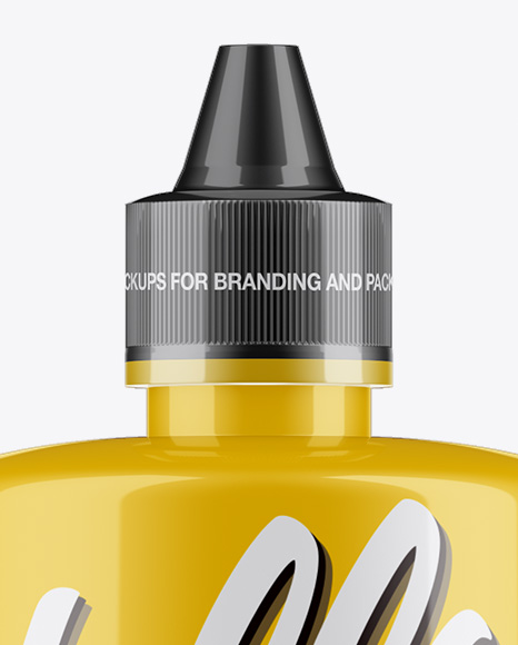 375ml Glossy Bottle Mockup PSD #2