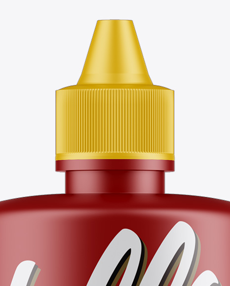 375ml Matte Bottle Mockup PSD #1