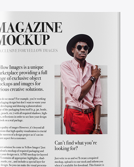 Download Mockup Free Psd Magazine Yellowimages