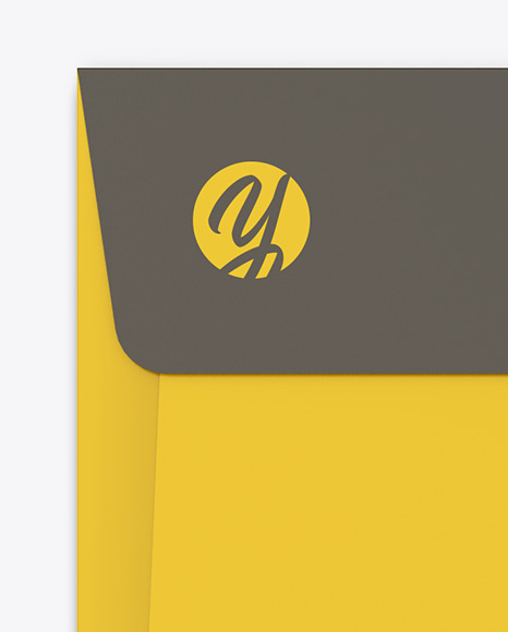 Paper Envelope With String Closure Mockup PSD #1