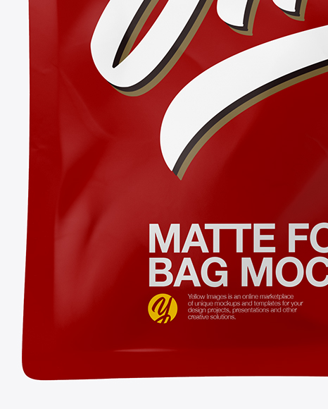 Matte Food Bag Mockup PSD #1