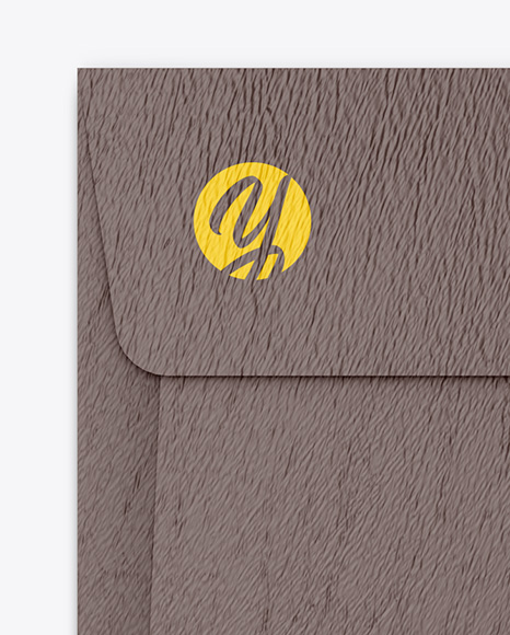 Leather Envelope With String Closure Mockup PSD #1