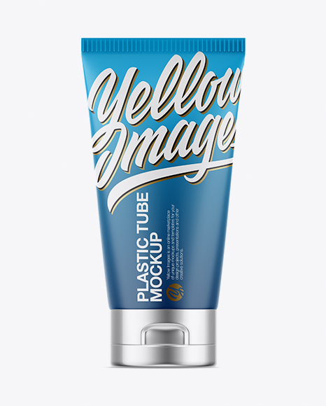 Download Matte Metallic Tube Psd Mockup Front View Yellowimages