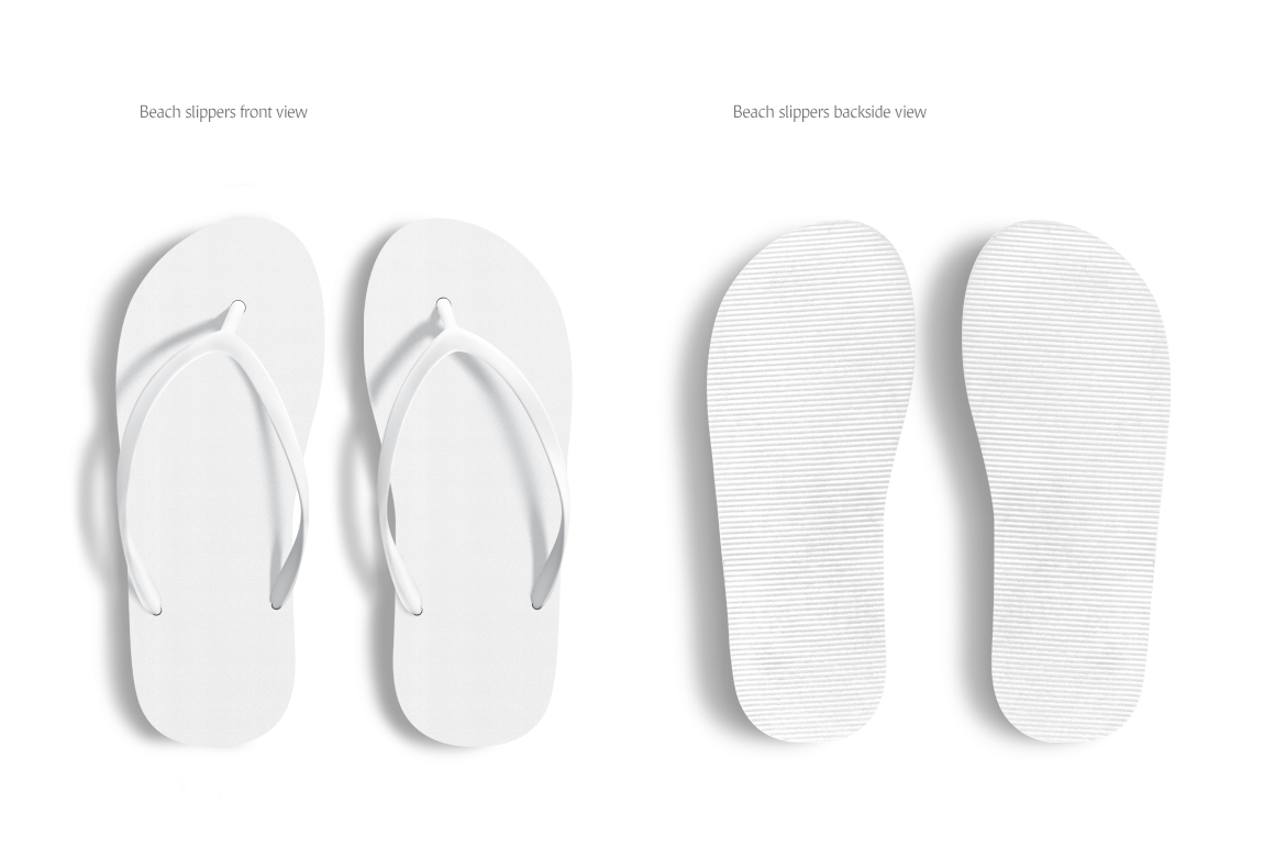 Download Beach Slippers Mockup In Apparel Mockups On Yellow Images Creative Store