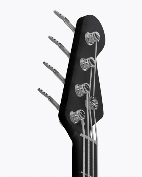 Download Bass Guitar Mockup - Half Side View in Object Mockups on ...