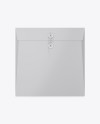 Paper Envelope With String Closure Mockup