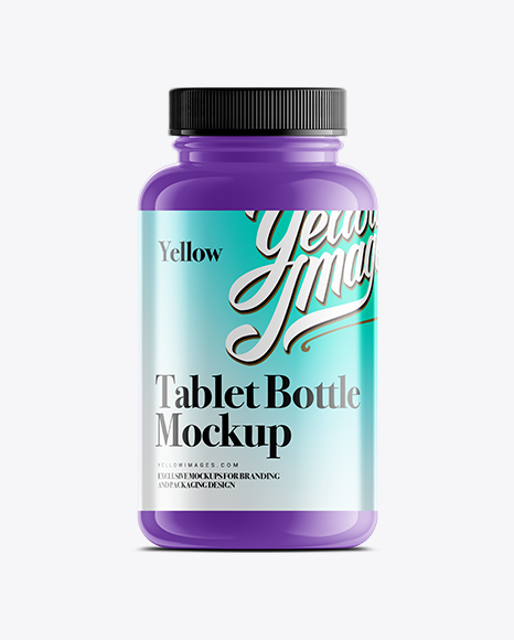 Download Plastic Pill Bottle Mockup In Bottle Mockups On Yellow Images Object Mockups