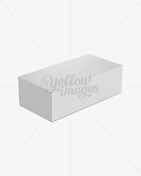 Download Napkin Box With Curve Opening Mockup - Horizontal ...