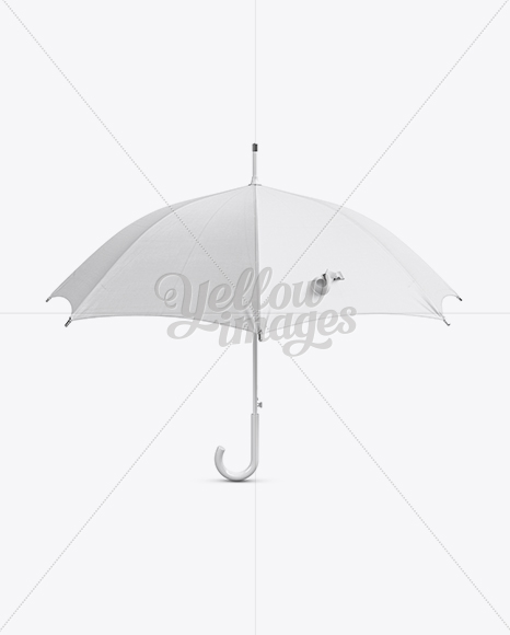 Open Umbrella Mockup Side View In Apparel Mockups On Yellow Images Object Mockups