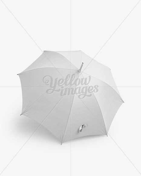 Download Open Umbrella Mockup Front 3 4 View In Apparel Mockups On Yellow Images Object Mockups