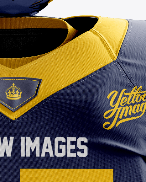 Download American Football Kit Mockup - Front View in Apparel ...