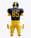 Download American Football Kit Mockup - Back View in Apparel ...