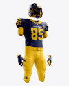 Download American Football Kit Mockup - Halfside View in Apparel ...