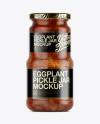 Pickled Eggplant Jar Mockup - Free Download Images High Quality PNG, JPG