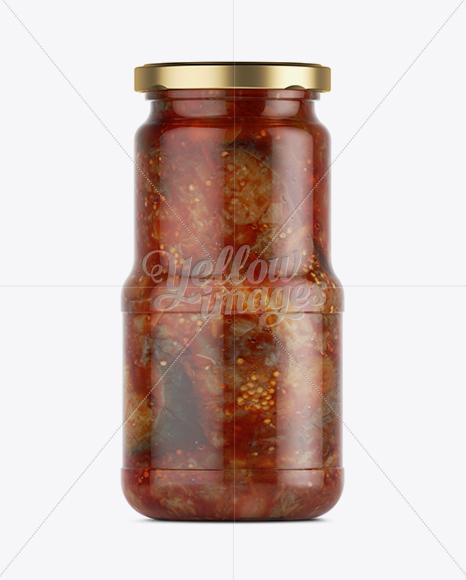 Download Pickled Eggplant Jar Mockup In Jar Mockups On Yellow Images Object Mockups Yellowimages Mockups