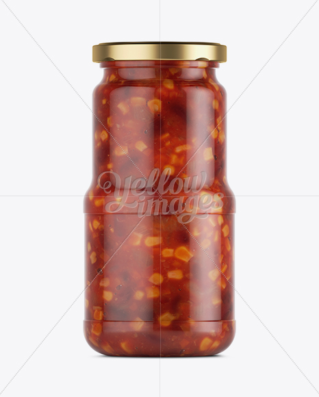 Mexican Salsa Jar Mockup In Jar Mockups On Yellow Images Object Mockups