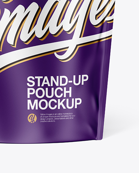 Download Matte Stand Up Pouch Mockup - Free packaging mockups to ... Yellowimages Mockups