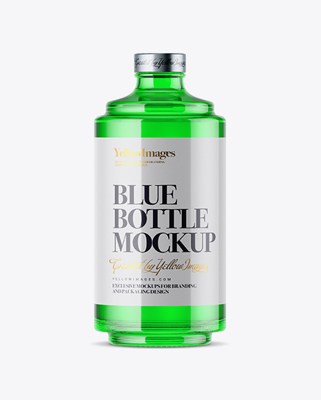 Glass Bottle W  Liquor Mockup PSD #2
