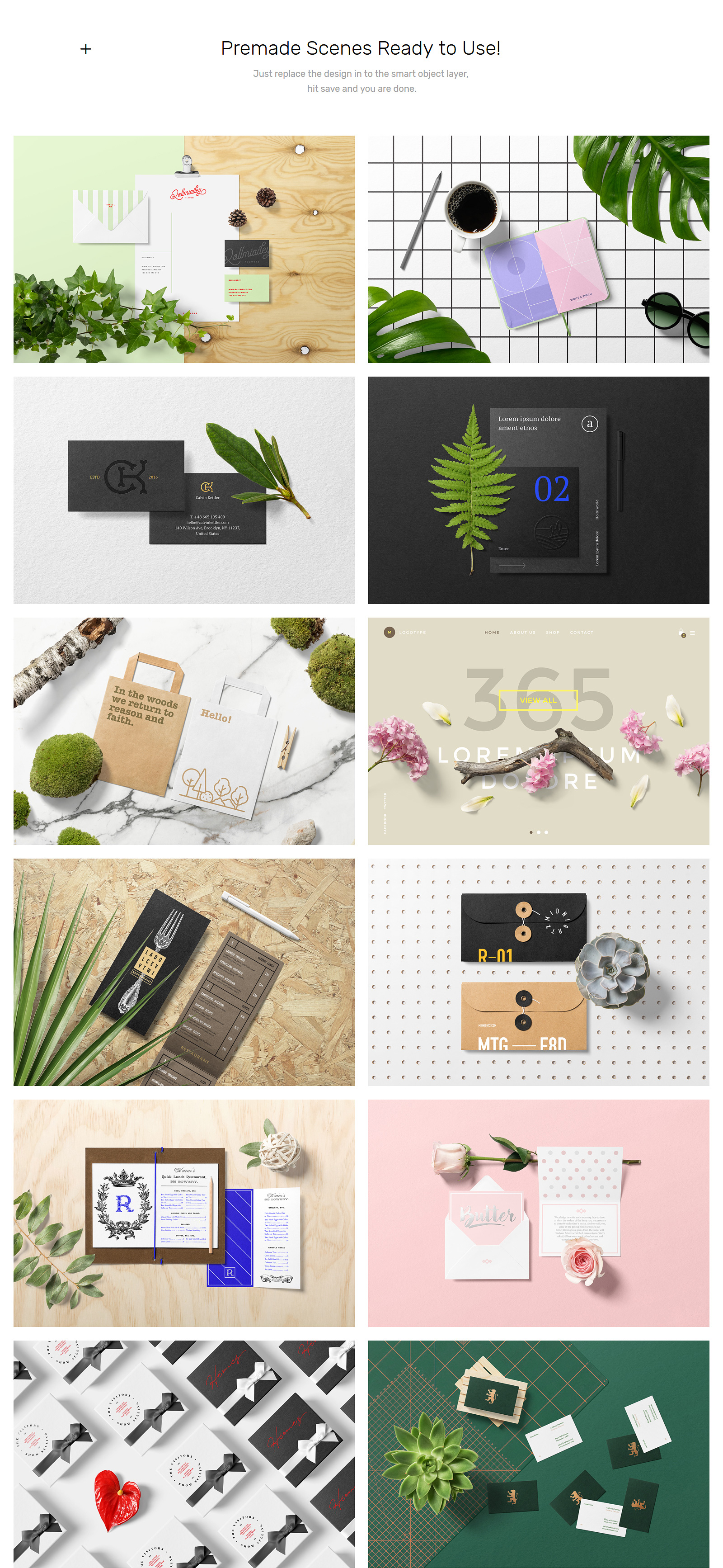 Download Floral Mockups Stationery Pack In Stationery Mockups On Yellow Images Creative Store PSD Mockup Templates