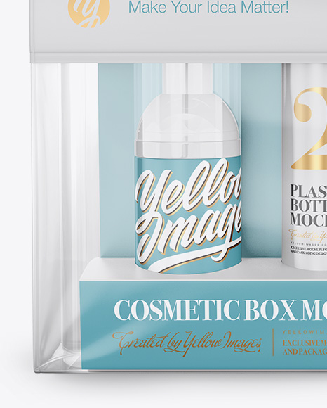 Download Cosmetic Travel Kit Mockup - Front View in Packaging ...