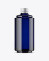 Dark Blue Glass Bottle Mockup