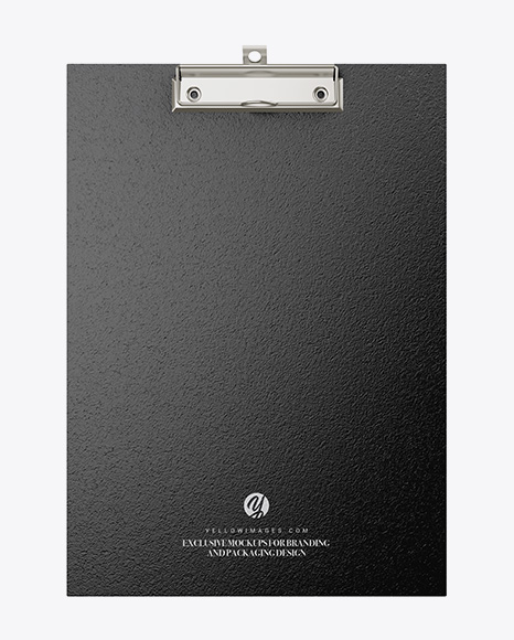 Textured Clipboard With Paper Mockup   Front View PSD #2
