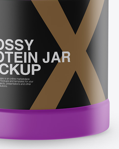 Download Matte Protein Jar Mockup in Jar Mockups on Yellow Images ... Yellowimages Mockups